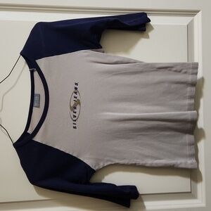 Vintage silver jeans shirt